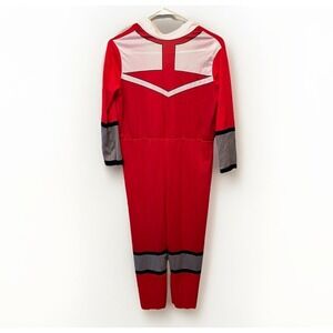 Vintage 2002 Boys Red Power Rangers Halloween Costume‎ Sz7-10